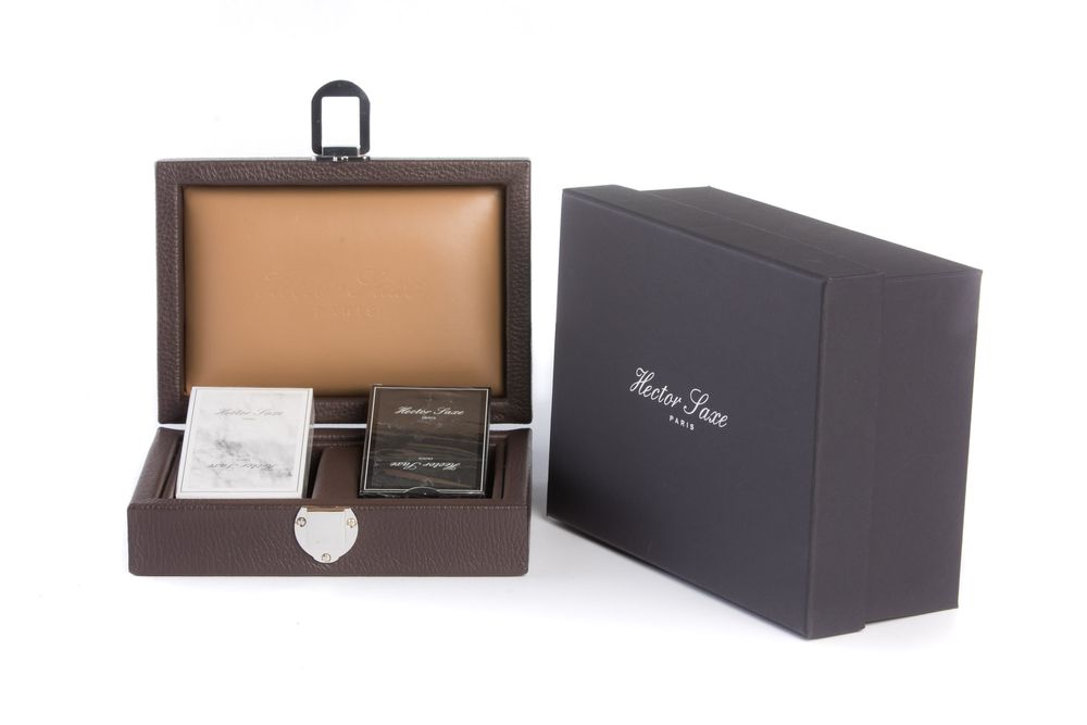 Petite maroquinerie - Coffret Cartes I Cuir Buffle - HECTOR SAXE PARIS DEPUIS 1978