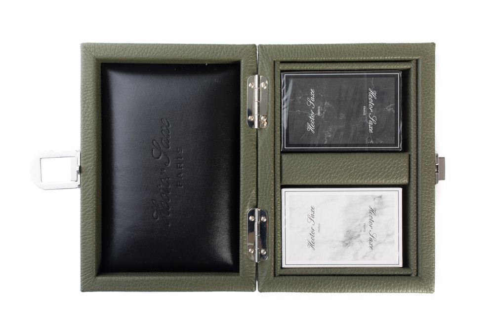 Petite maroquinerie - Coffret Cartes I Cuir Buffle - HECTOR SAXE PARIS DEPUIS 1978