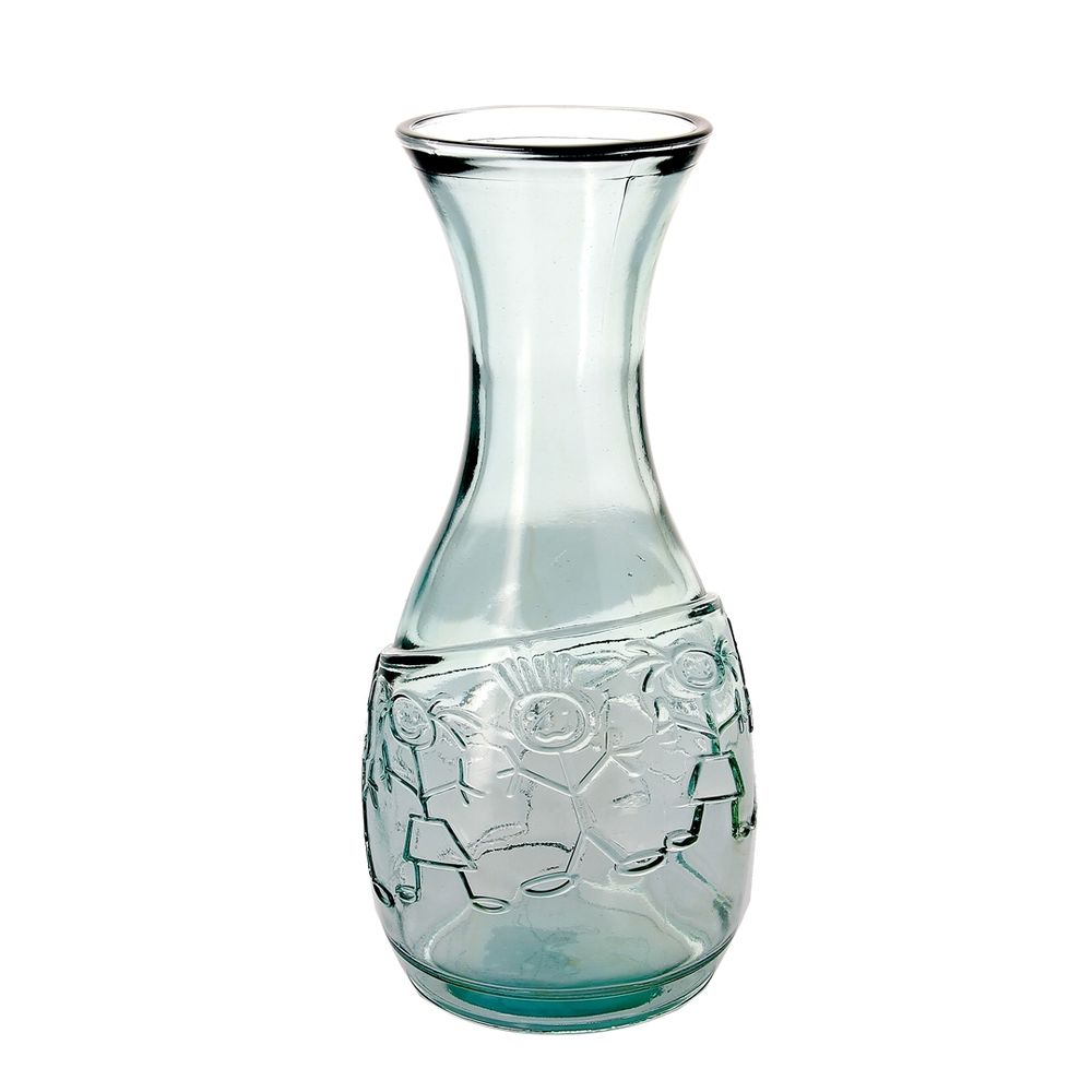 Carafes - Carafe verre recyclé boy & girl 1L - CRÉATIONS LÉONIE'S FRANCE