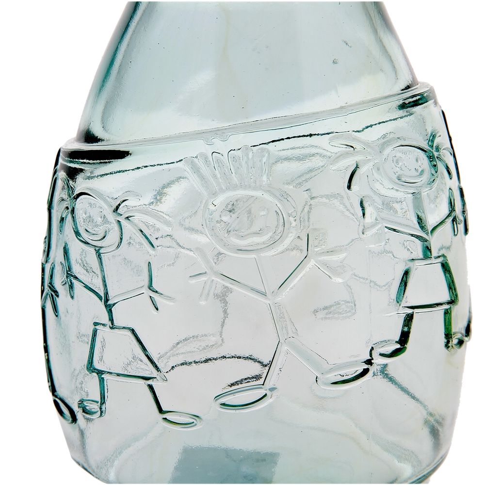 Carafes - Carafe verre recyclé boy & girl 1L - CRÉATIONS LÉONIE'S FRANCE