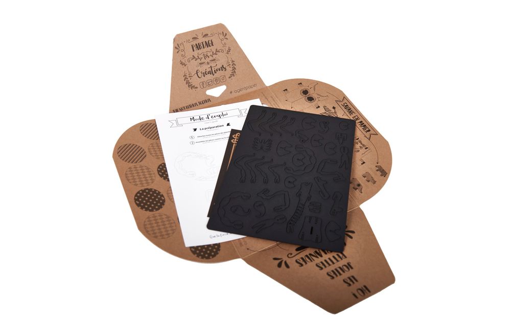 Objets de décoration - Objets de décoration - Insectes en carton noir - AGENT PAPER