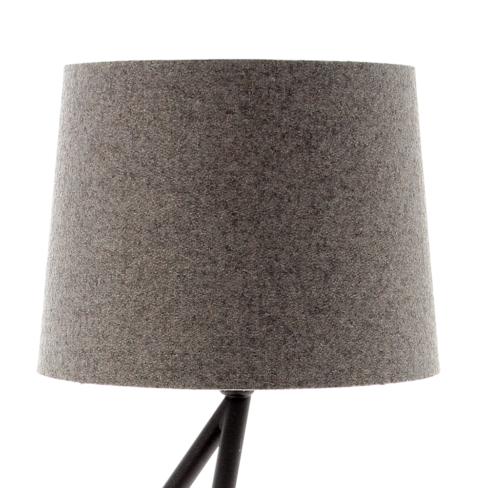 Blinds - Cylindrical lampshade in grey wool diameter 20cm - mountain universe - CRÉATIONS LÉONIE'S FRANCE