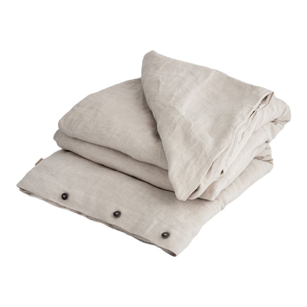 Bed linens - SINGLE LINEN DUVET COVER 150 x 210 cm - XERALIVING