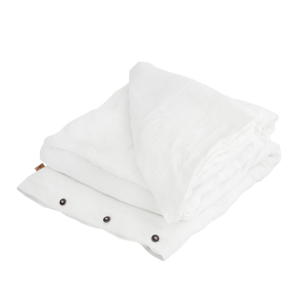 Bed linens - SINGLE LINEN DUVET COVER 150 x 210 cm - XERALIVING