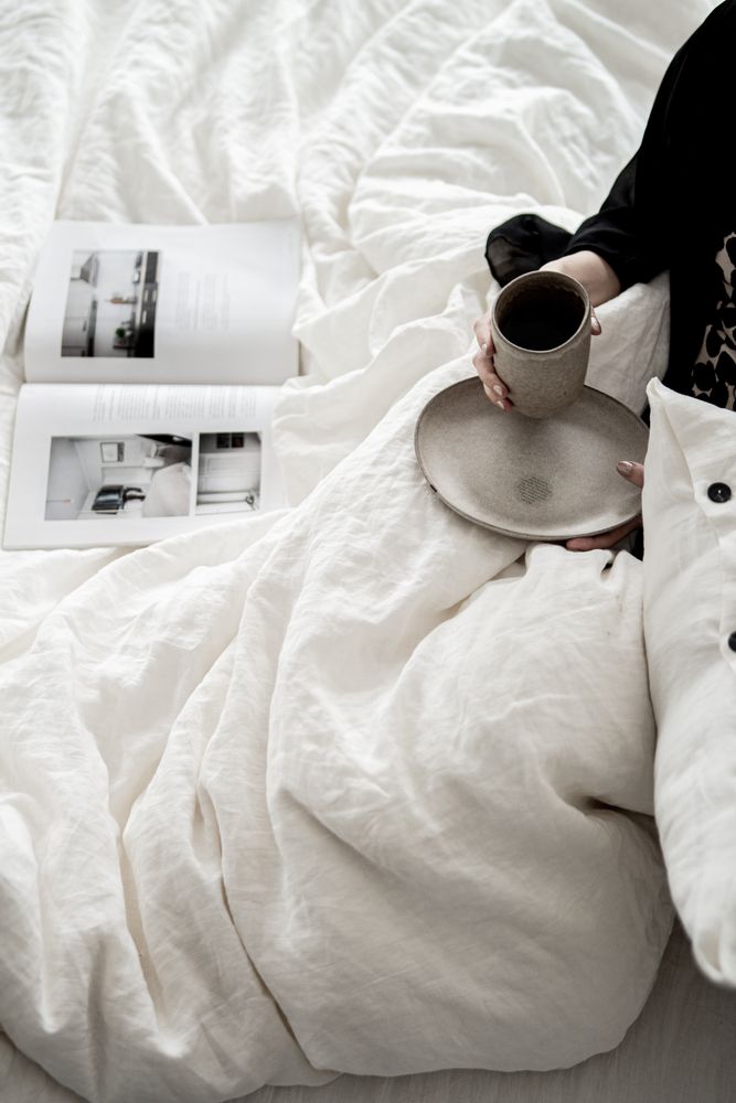 Bed linens - SINGLE LINEN DUVET COVER 150 x 210 cm - XERALIVING