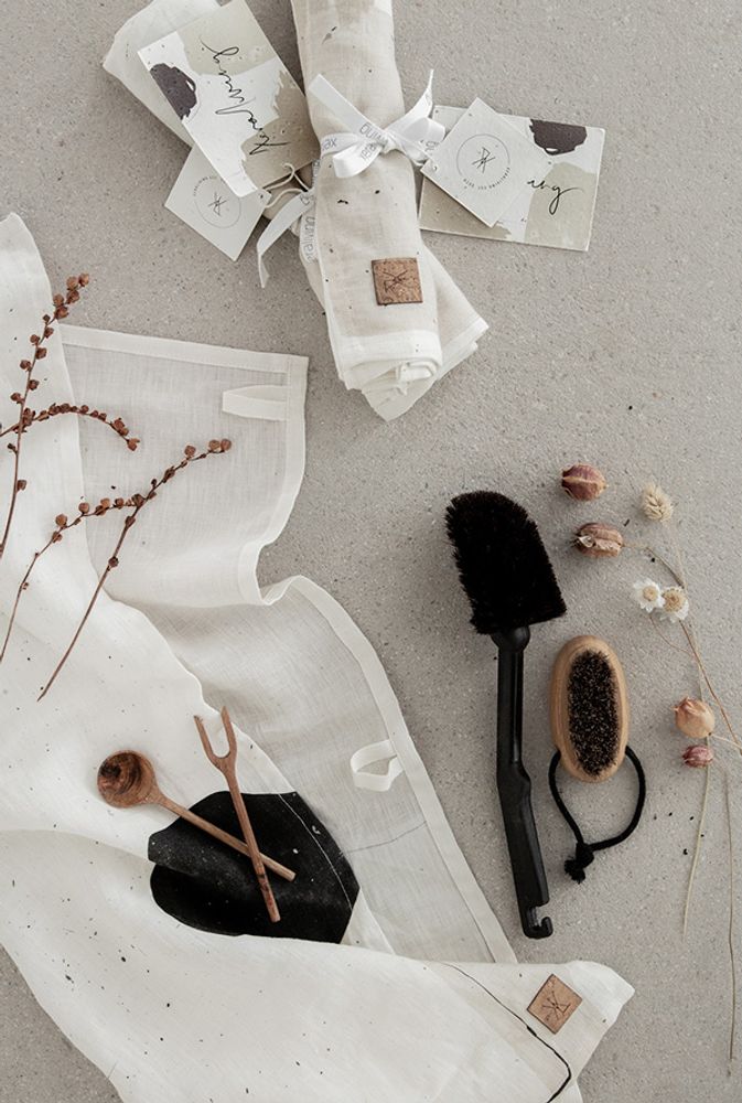 Tea towel - DIGITAL PRINTED LINEN TEA TOWEL LO, 50 x 70 cm - XERALIVING