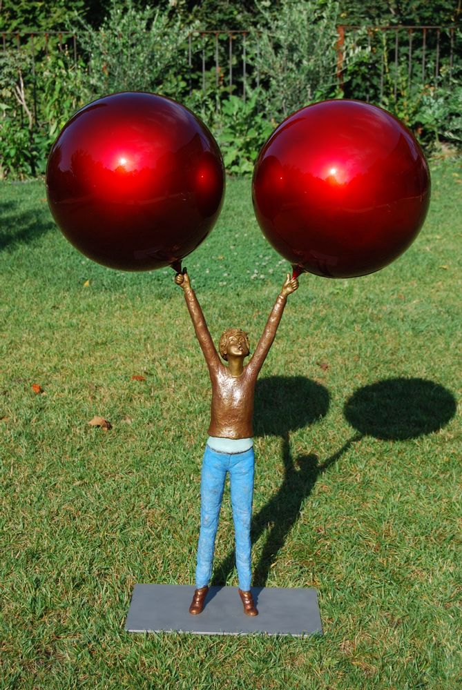Sculptures, statuettes and miniatures - Bronze sculpture L'Envol - RONAYETTE MARIE-NOELLE