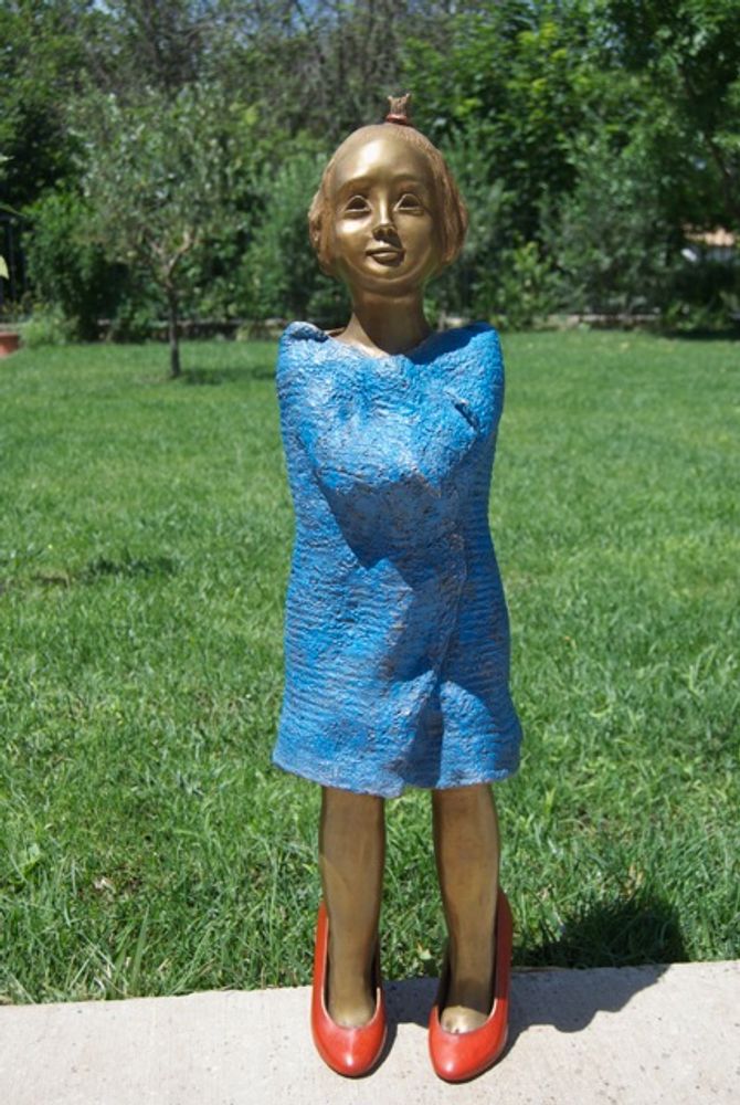 Sculptures, statuettes and miniatures - Sculpture Mom's Shoes - RONAYETTE MARIE-NOELLE