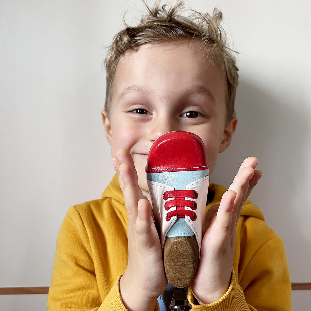 Guirlandes et boules de Noël - Cintres créatifs Bottes de Bébé - GILDE SCARTI E MESTIERI