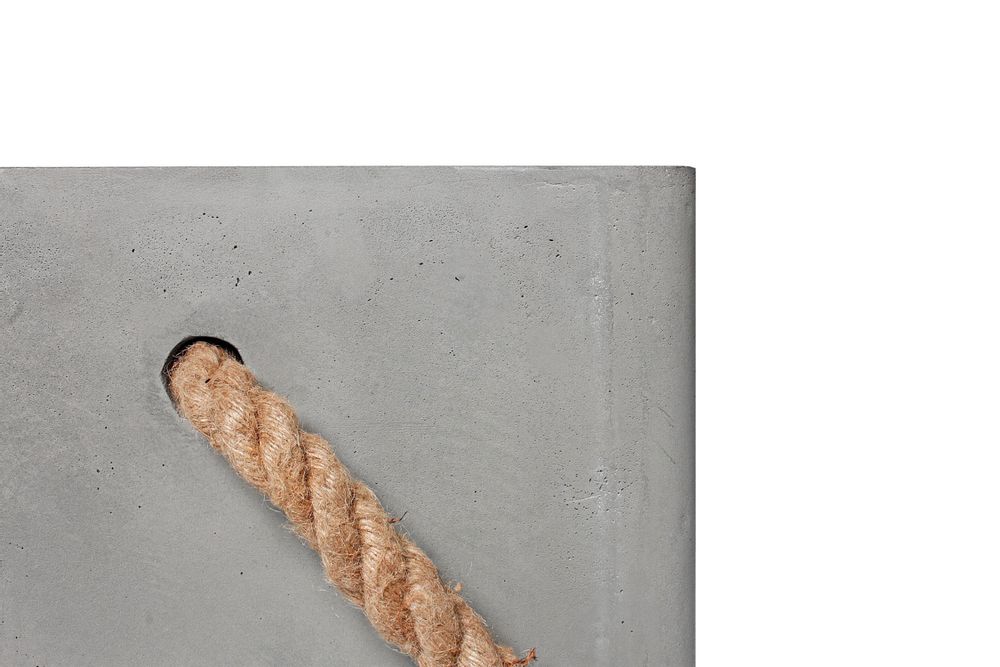 Design objects - edge - concrete stool on wheels - LYON BÉTON