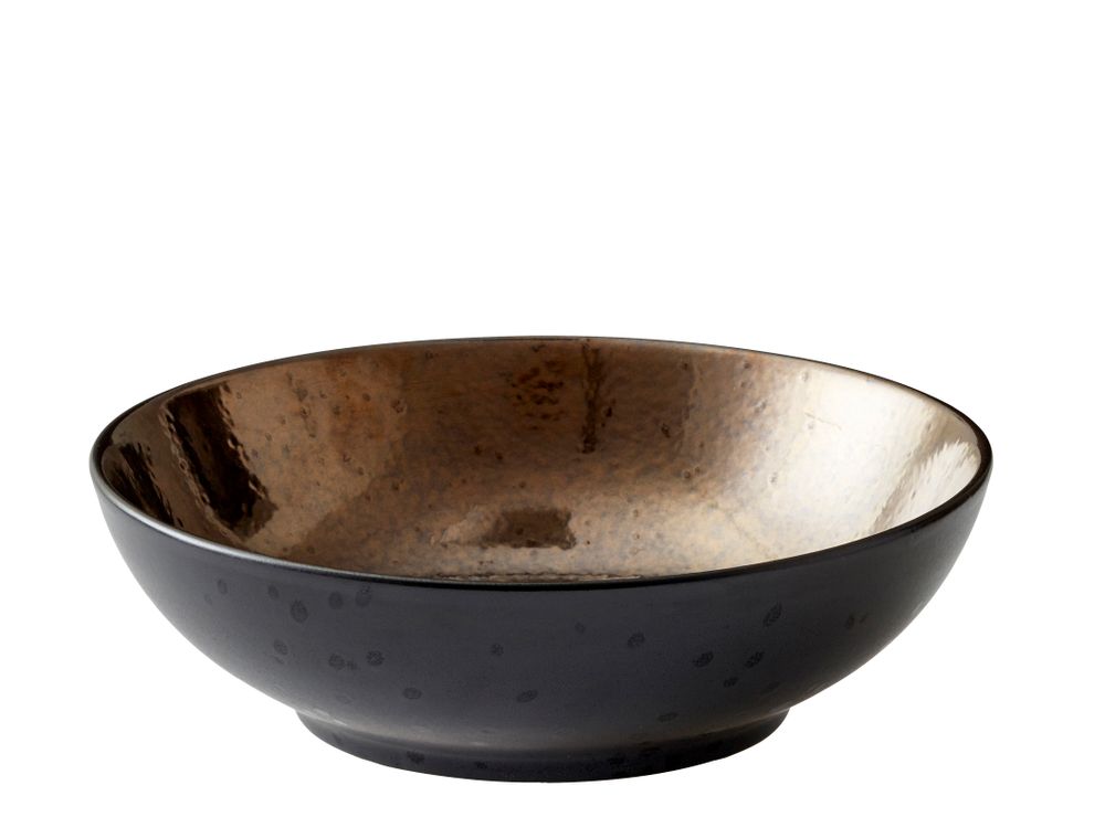 Platter and bowls - Salad Bowl 24 cm Black/Bronze BITZ - BITZ