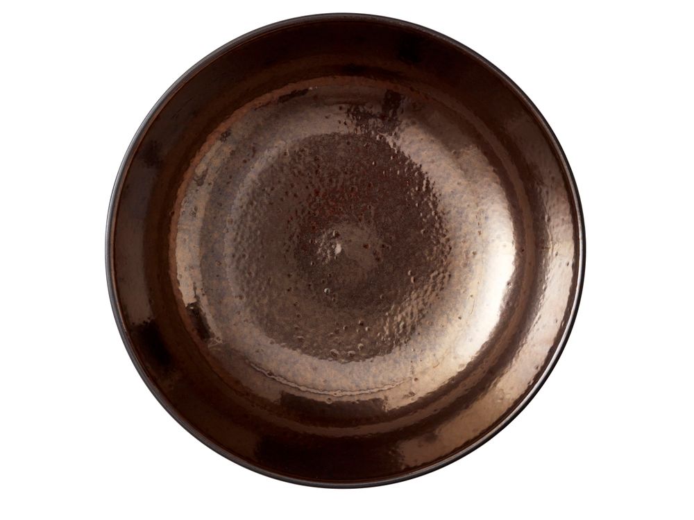 Platter and bowls - Salad Bowl 24 cm Black/Bronze BITZ - BITZ