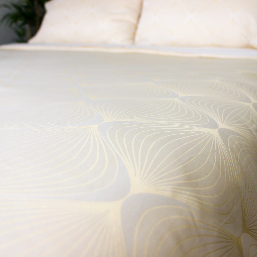 Linge de lit - Housse de Couette Blanche + 2 Taies d'Oreiller - Douro Valley - VIDDA ROYALLE