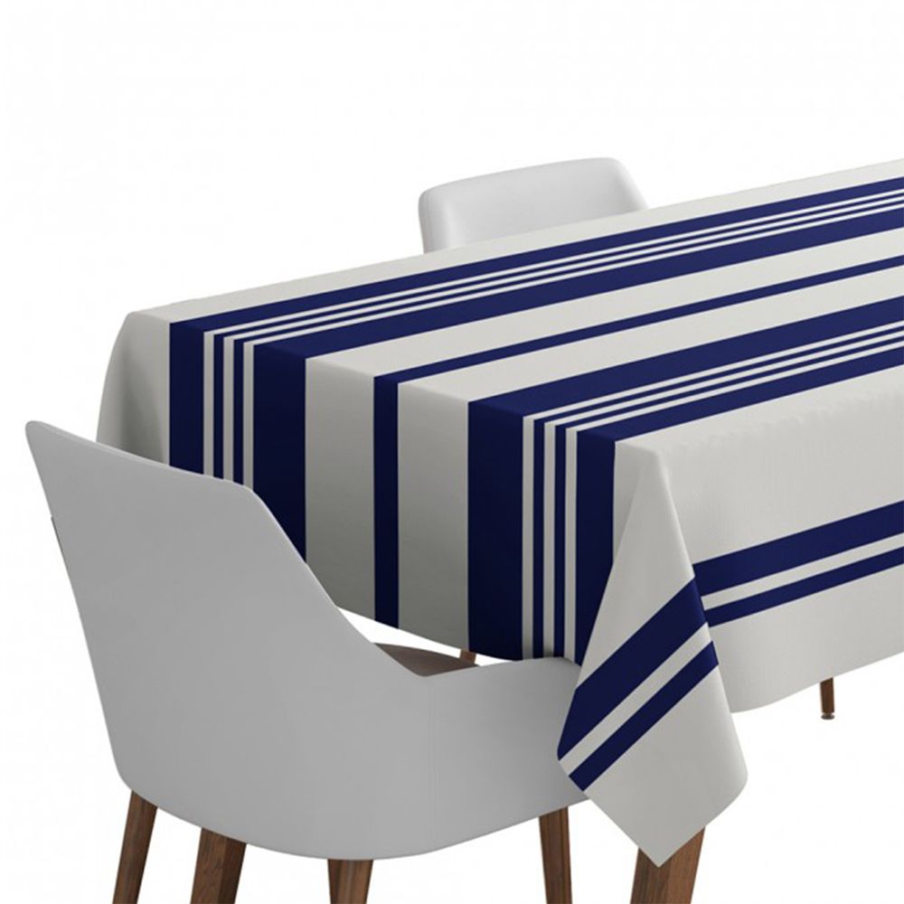 Linge de table textile - Nappe en coton Pampelune Encre (plusieurs tailles disponibles) - LA MAISON JEAN-VIER