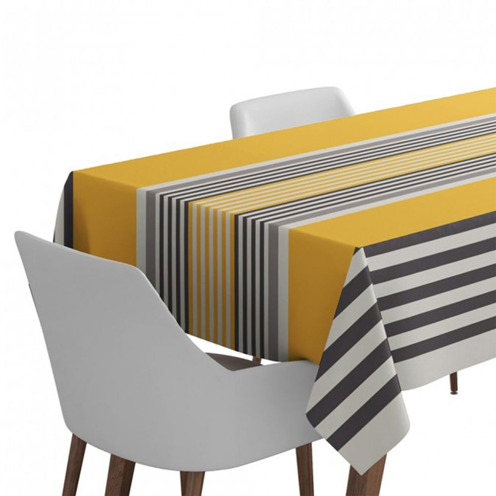 Table linen - Ainhoa Gold Cotton Tablecloth (several sizes available) - LA MAISON JEAN-VIER