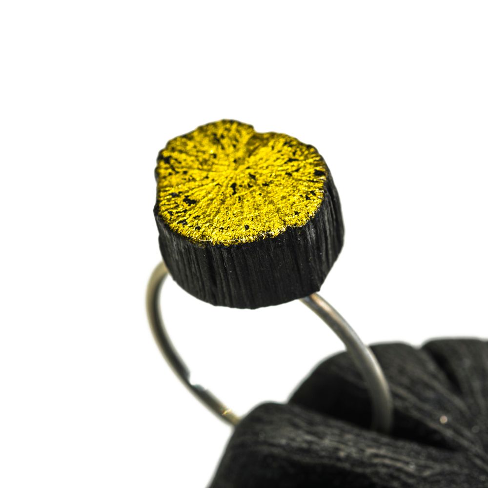 Bijoux - Bague BLUE-MINI/KIN-HIRA/KAKU/DAI/FUJI - CHARCOAL ESKIMEÏT