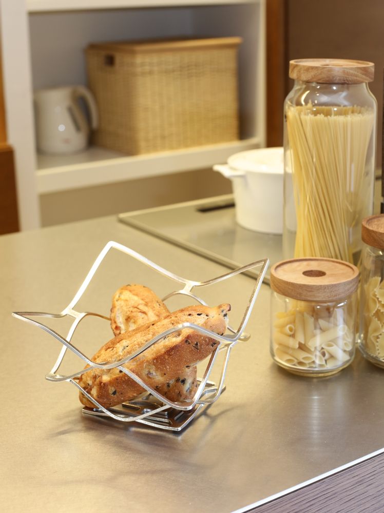 Design objects - Bendable basket - KAGO Square L - tin - NOUSAKU