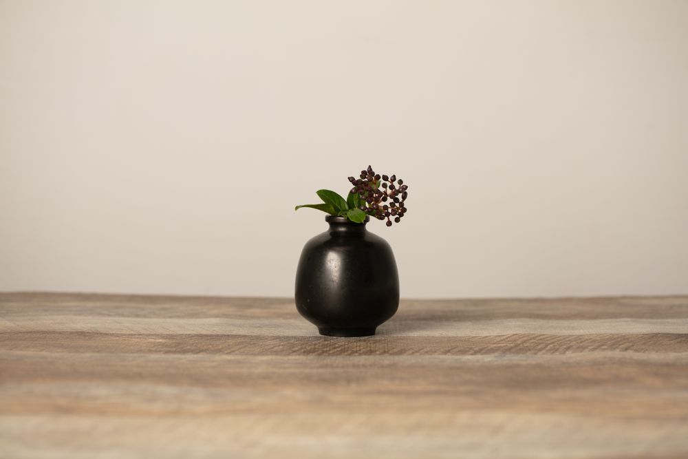 Vases - HANAMITSUBO brass flower vase - NOUSAKU