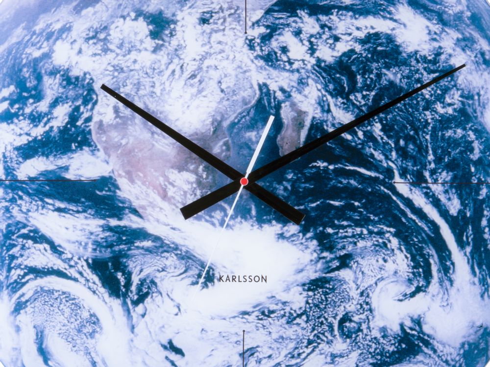 Clocks - Wall Clock Earth - KARLSSON