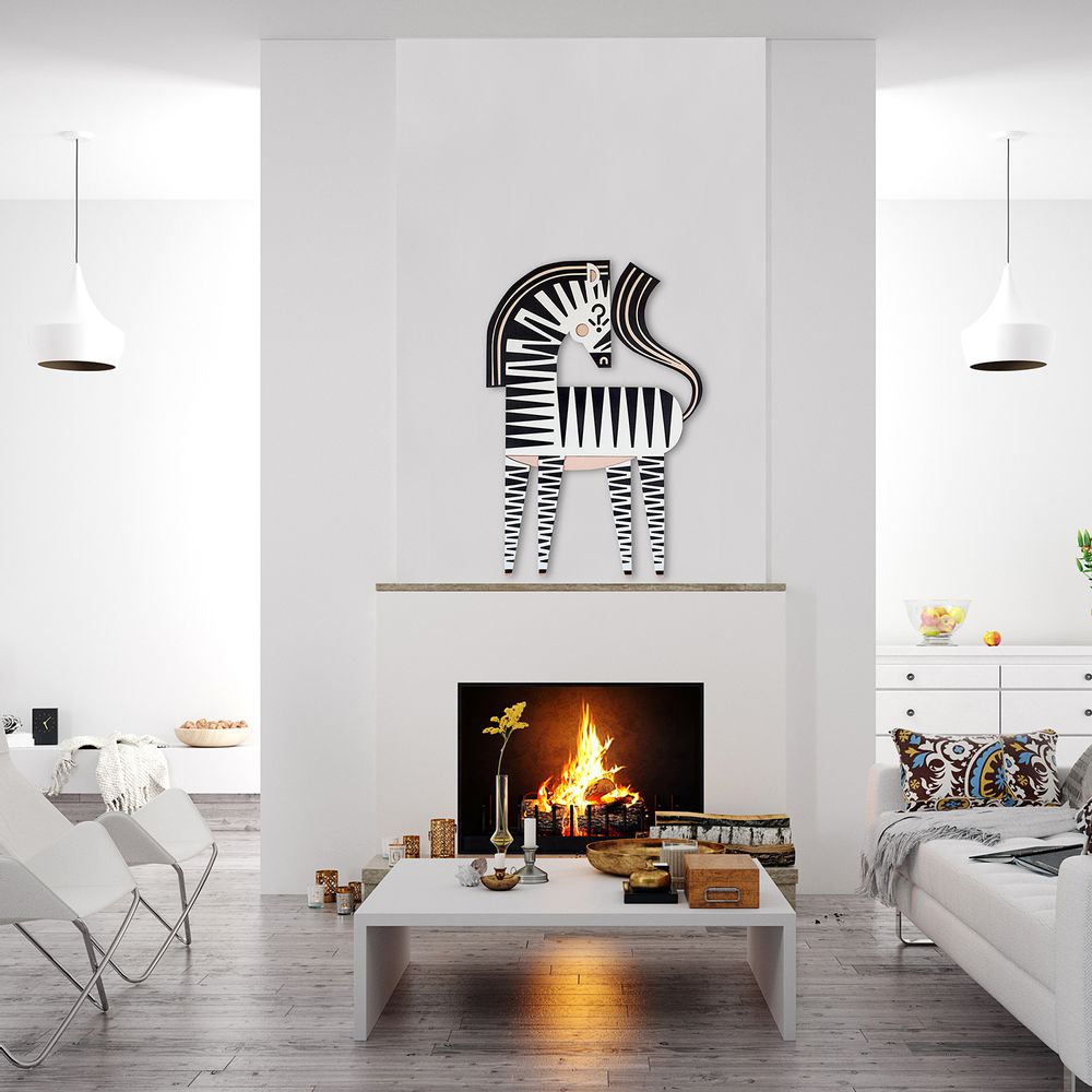 Other wall decoration - HAMLET the Zebra // tactile wall decoration - MINI ART FOR KIDS