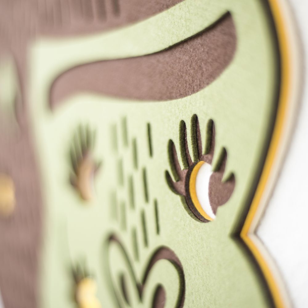 Autres décorations murales - Décoration murale MILLA Gorilla/Touch - MINI ART FOR KIDS