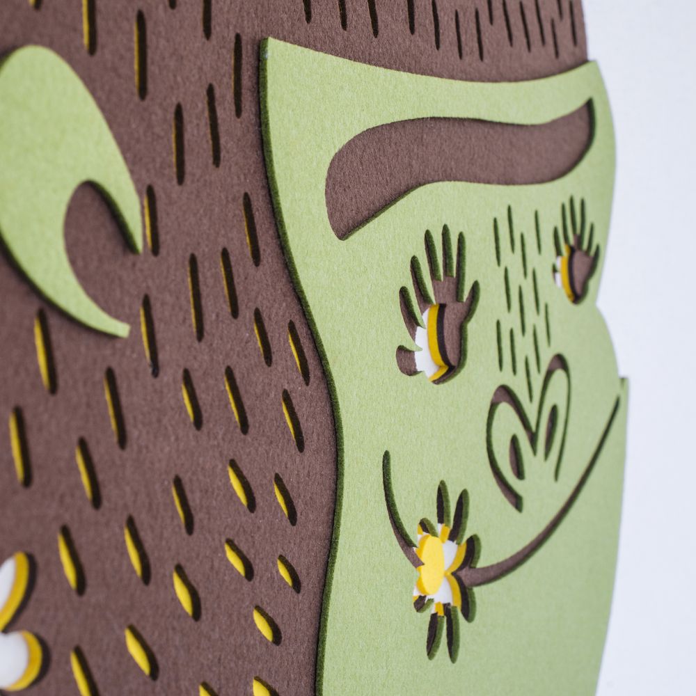 Autres décorations murales - Décoration murale MILLA Gorilla/Touch - MINI ART FOR KIDS