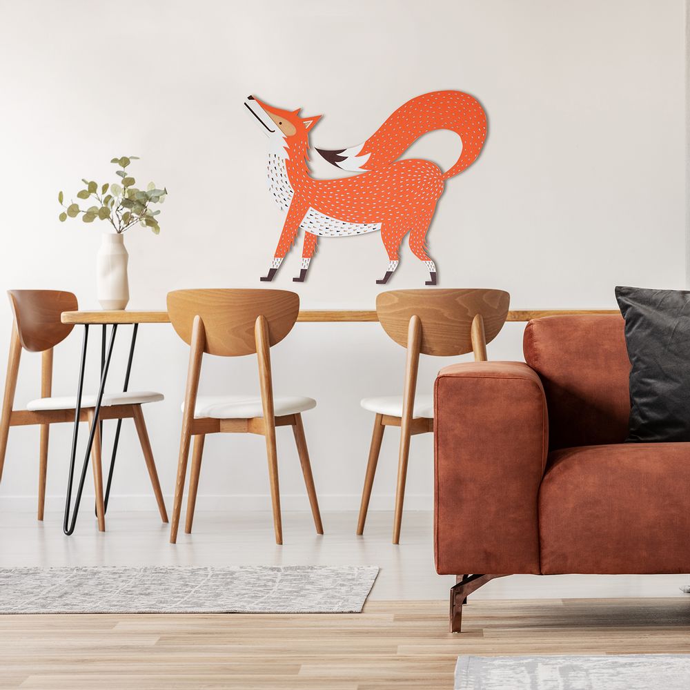 Other wall decoration - Reddy the Fox // Tactile Wall Decoration - MINI ART FOR KIDS