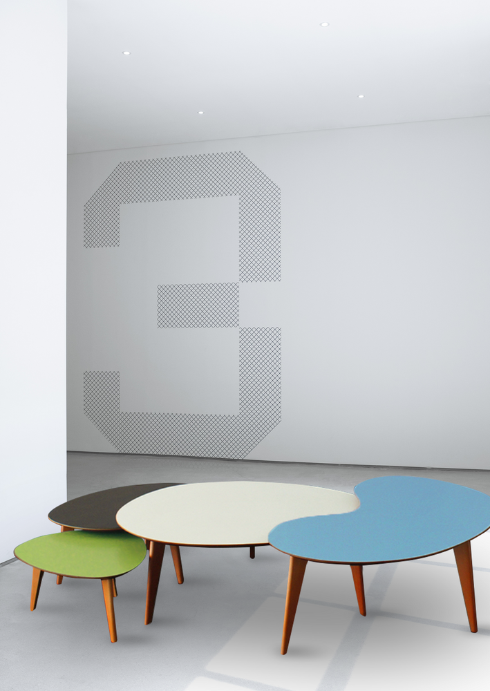 Coffee tables - Nest tables PI1950 - design Fred HERNANDEZ for PIKO Edition. - PIKO EDITION.