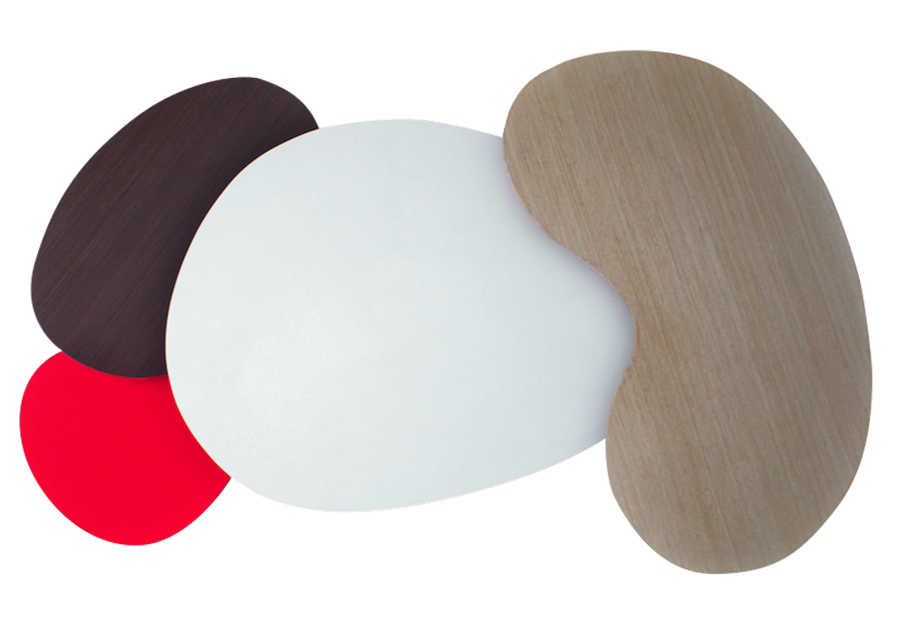 Coffee tables - Nest tables PI1950 - design Fred HERNANDEZ for PIKO Edition. - PIKO EDITION.