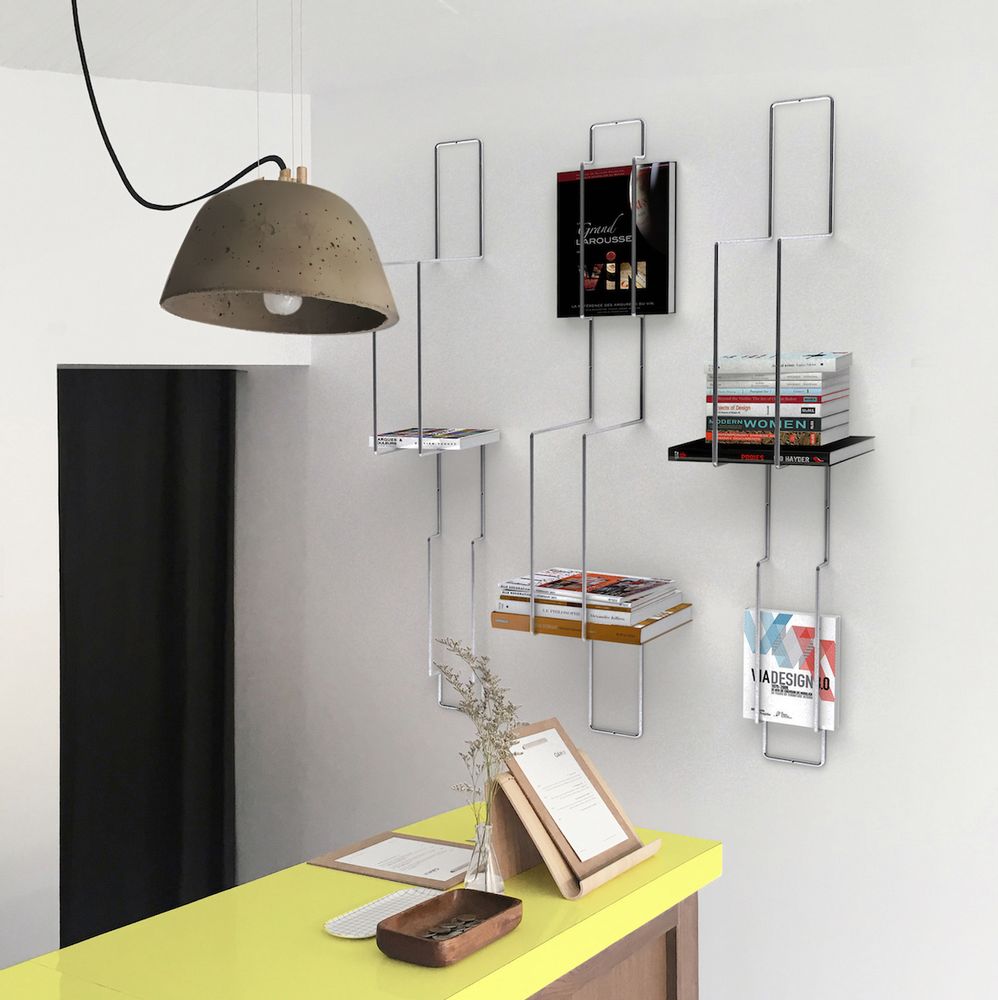 Desk chairs - GRID bookshelf - Thibault POUGEOISE design for PIKO Edition. - PIKO EDITION.