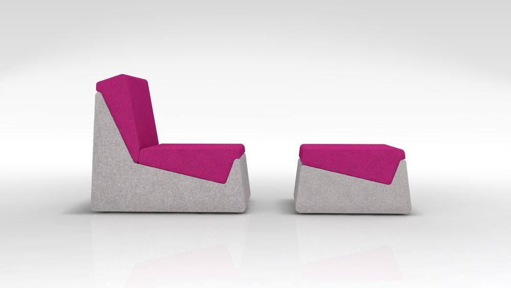 Canapés pour collectivités - Collection MODUL - design Thibault POUGEOISE pour PIKO Edition. - PIKO EDITION.