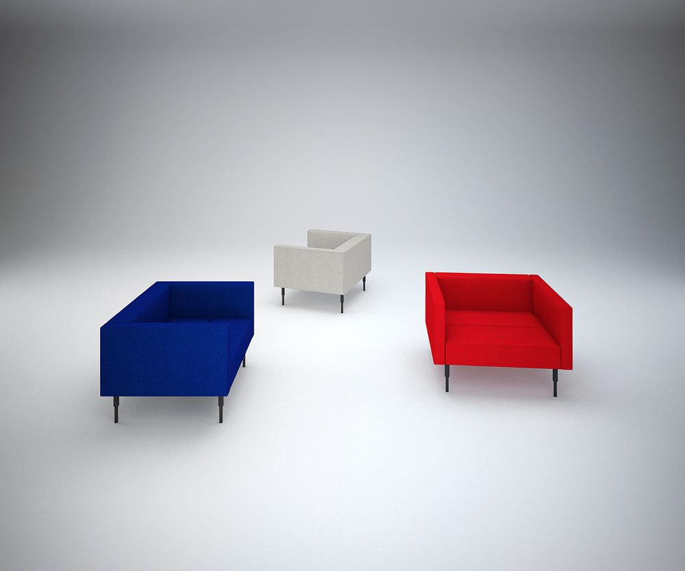 Banquettes pour collectivités - Assises modulaires ARY - design Sergio BALLESTEROS pour PIKO Edition. - PIKO EDITION.