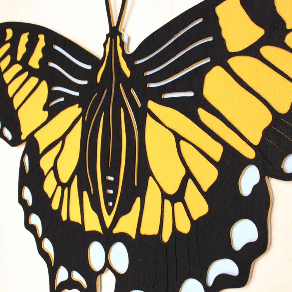 Autres décorations murales - the SWALLOWTAIL // Décoration murale tactile - MINI ART FOR KIDS
