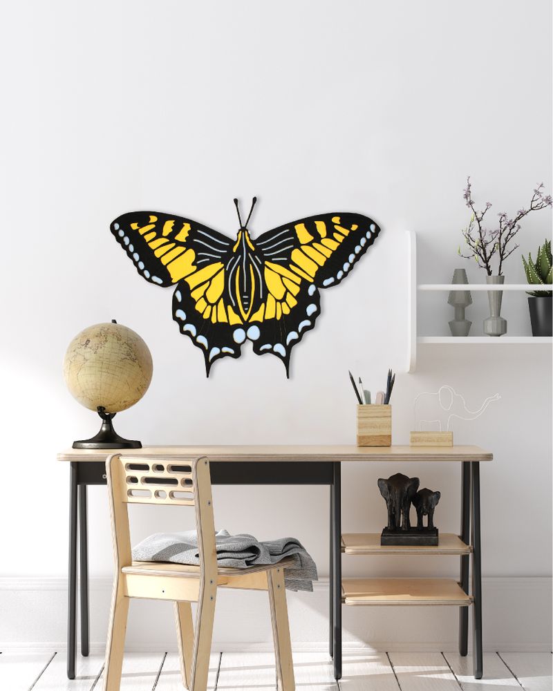 Autres décorations murales - the SWALLOWTAIL // Décoration murale tactile - MINI ART FOR KIDS