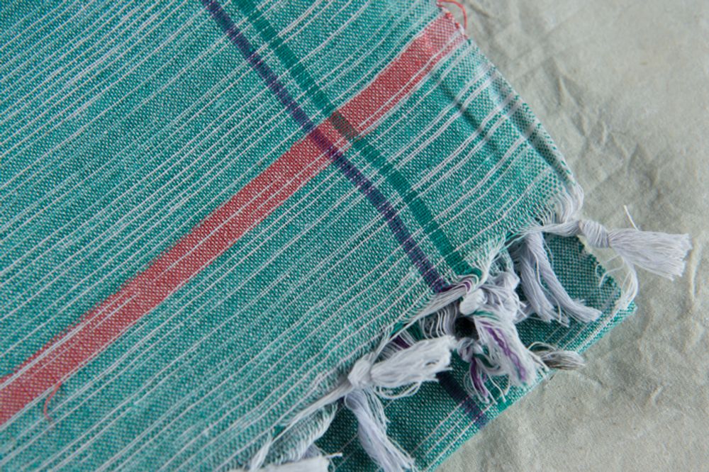 Paréos - SERVIETTE KHADI FAIT À LA MAIN - PECHAAN