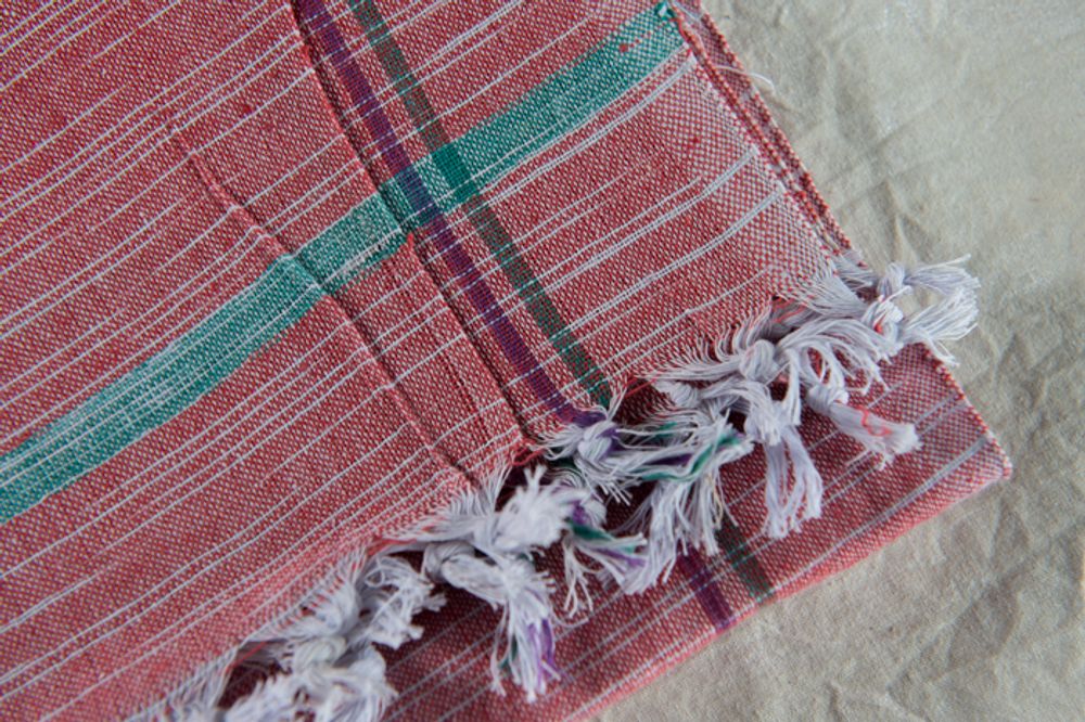 Paréos - SERVIETTE KHADI FAIT À LA MAIN - PECHAAN