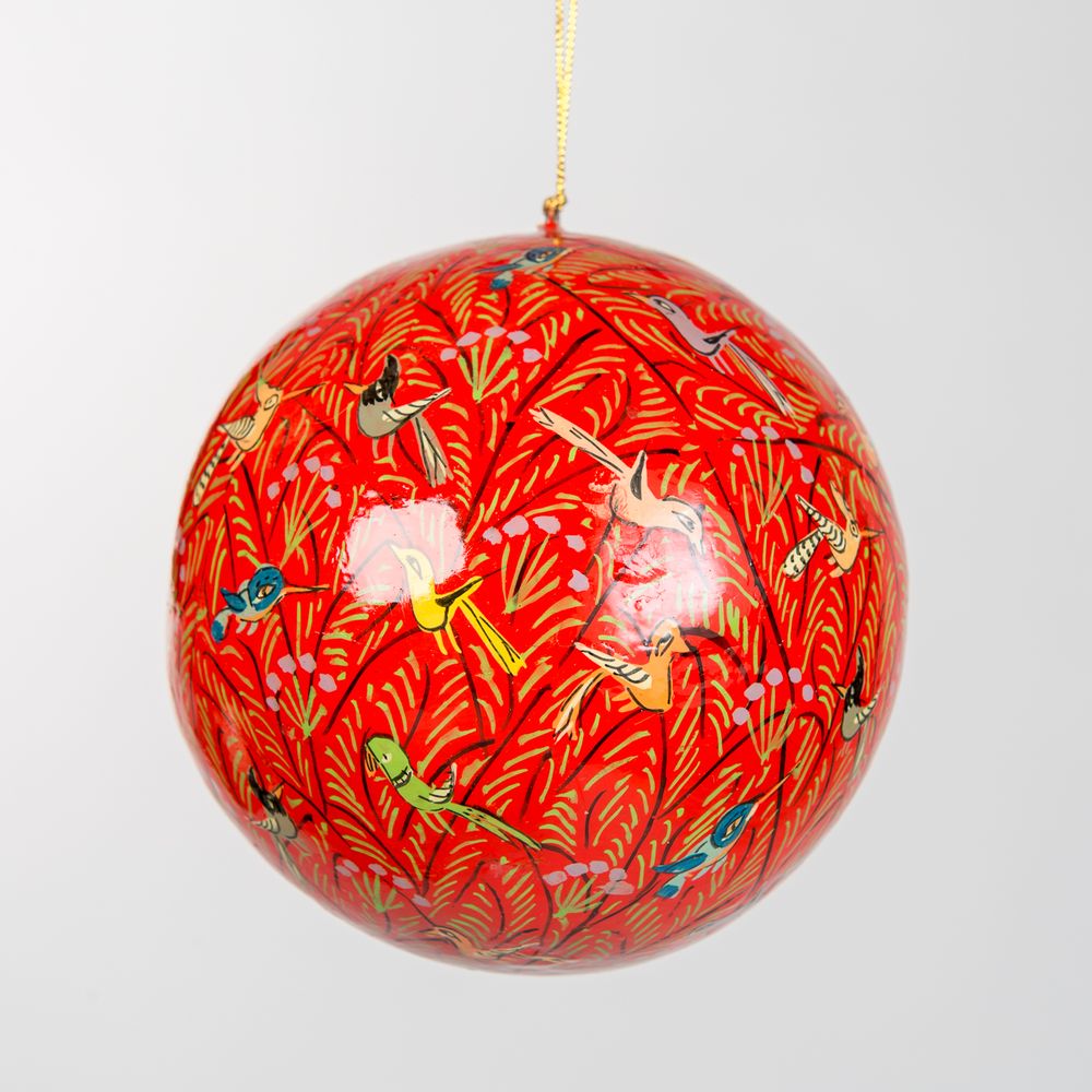 Guirlandes et boules de Noël - DÉCORATION DE NOËL EN PAPIER MÂCHÉ - FAIT À LA MAIN AVEC AMOUR ET SOIN - PECHAAN