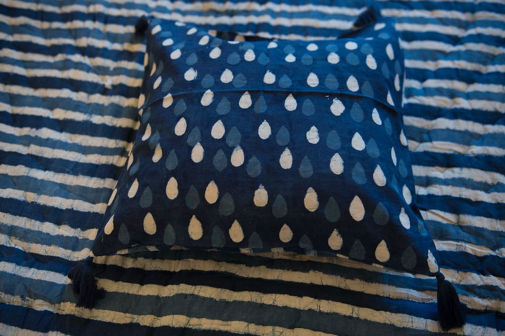 Homewear - Handmade bedspread in block-print - PECHAAN