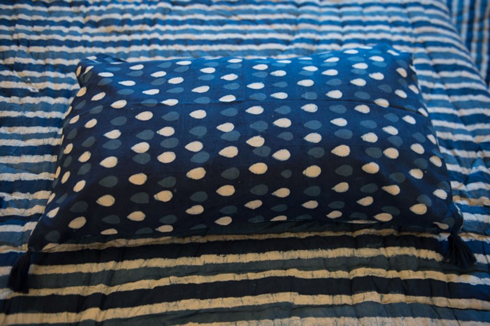 Homewear - Handmade bedspread in block-print - PECHAAN
