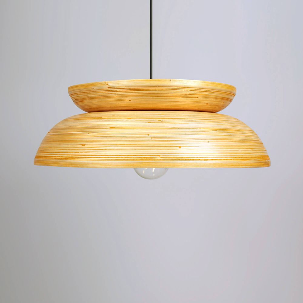 Hanging lights - KUBA handmade bamboo hanging lamps, pendant lights for kitchen, dining table and hallway - BAMBUSA BALI
