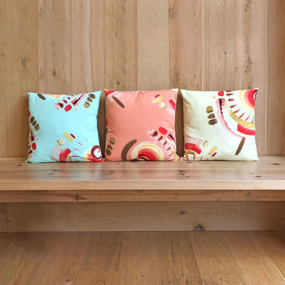 Fabric cushions - Piña Cushion Cover - IMOGEN HOPE