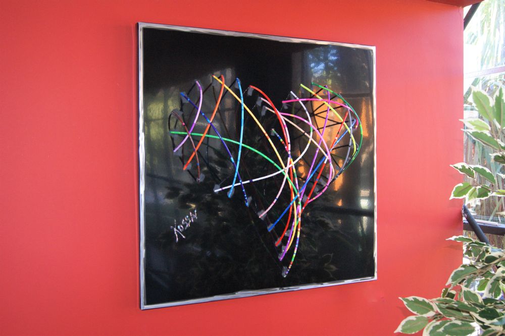 Frames - KORAZON RED embossed frame - KOSSARTISTIK