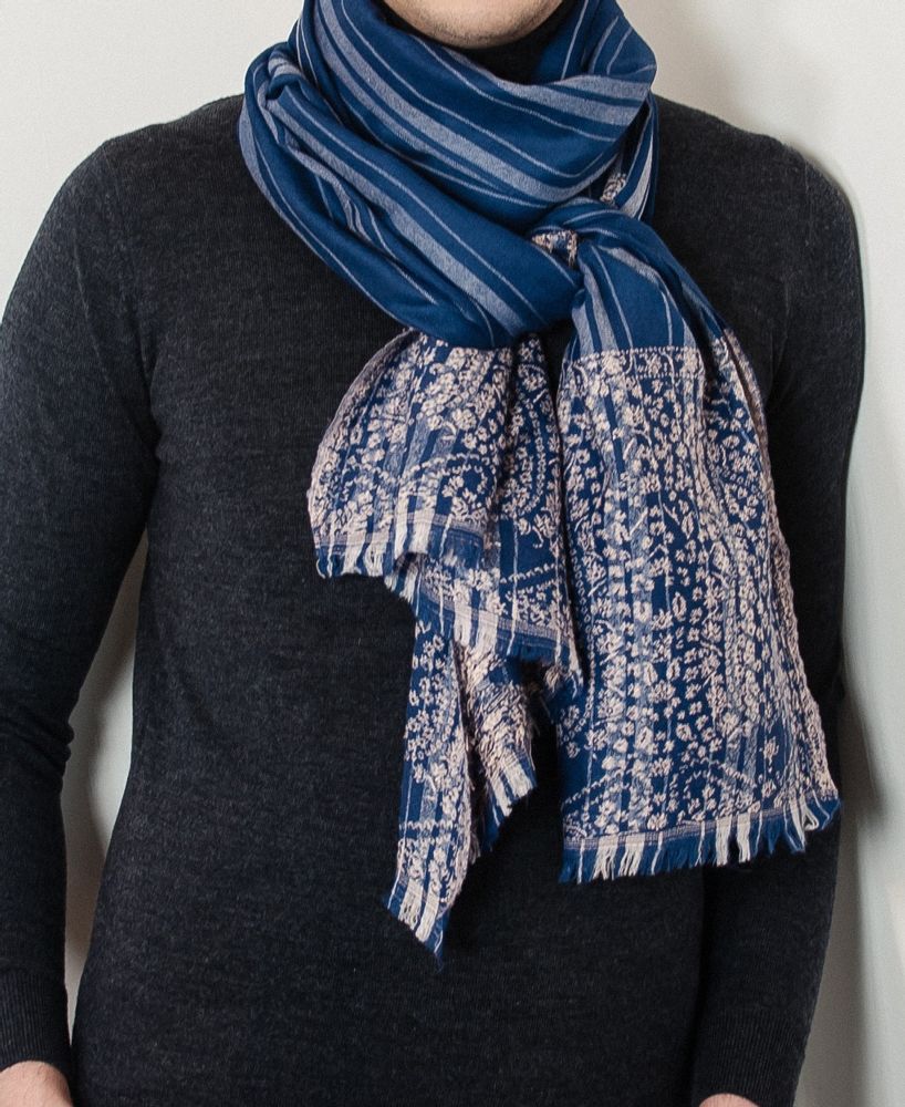 Foulards et écharpes - ECHARPE JUPITER LAINE COTON - PETRUSSE PARIS