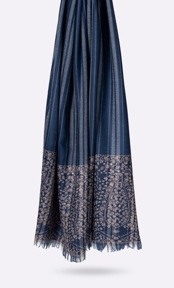 Foulards et écharpes - ECHARPE JUPITER LAINE COTON - PETRUSSE PARIS