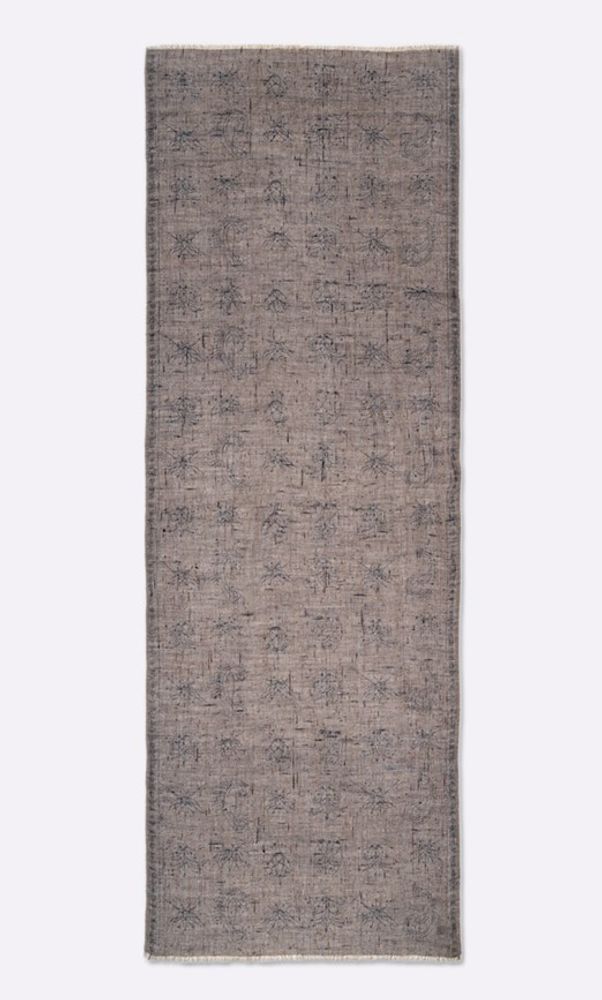 Scarves - SCARF ASTRAL WOOL SILK RAW WEAVING STYLE - PETRUSSE PARIS