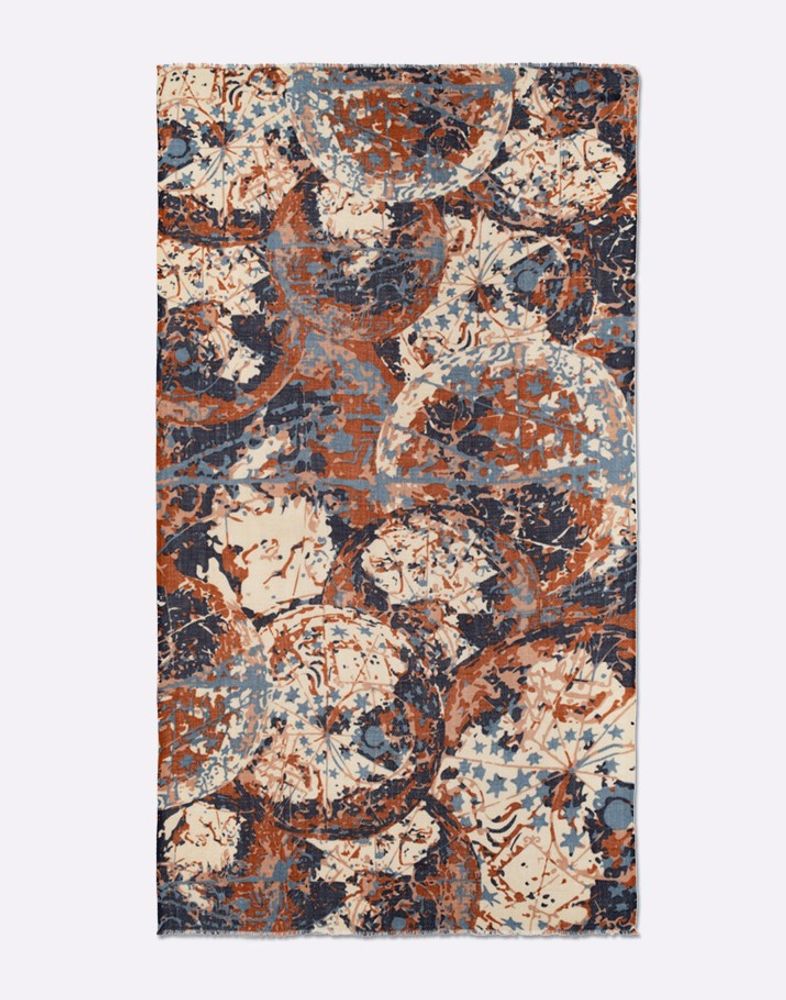 Foulards et écharpes - ECHARPE COPERNIC 100% LAINE - PETRUSSE PARIS