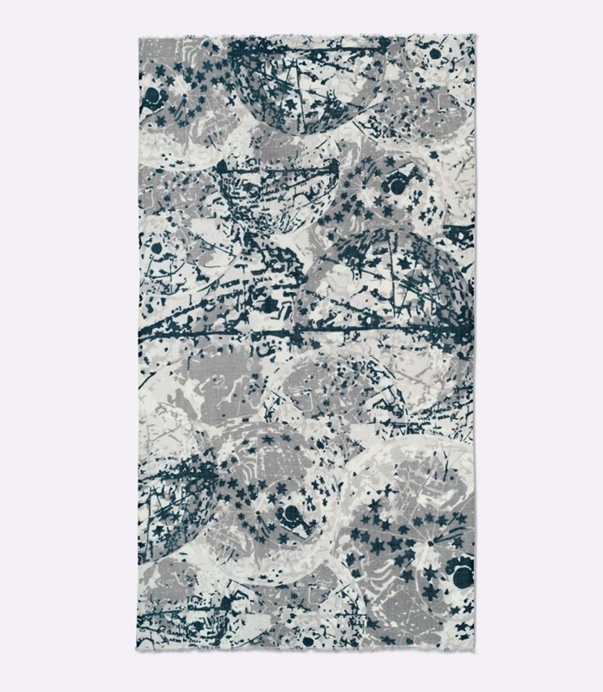 Foulards et écharpes - ECHARPE COPERNIC 100% LAINE - PETRUSSE PARIS