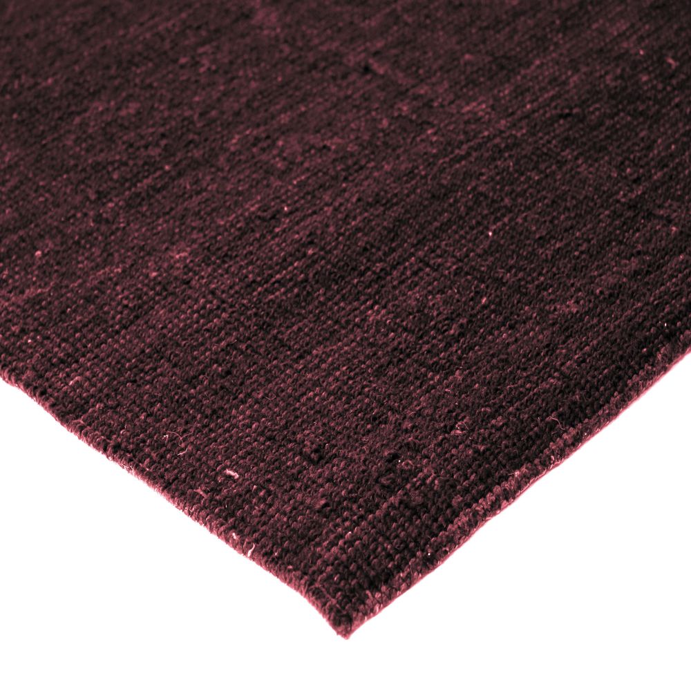 Rugs - NUDE RUG - Carpet in wool and cotton dark red 120x170 - ALECTO