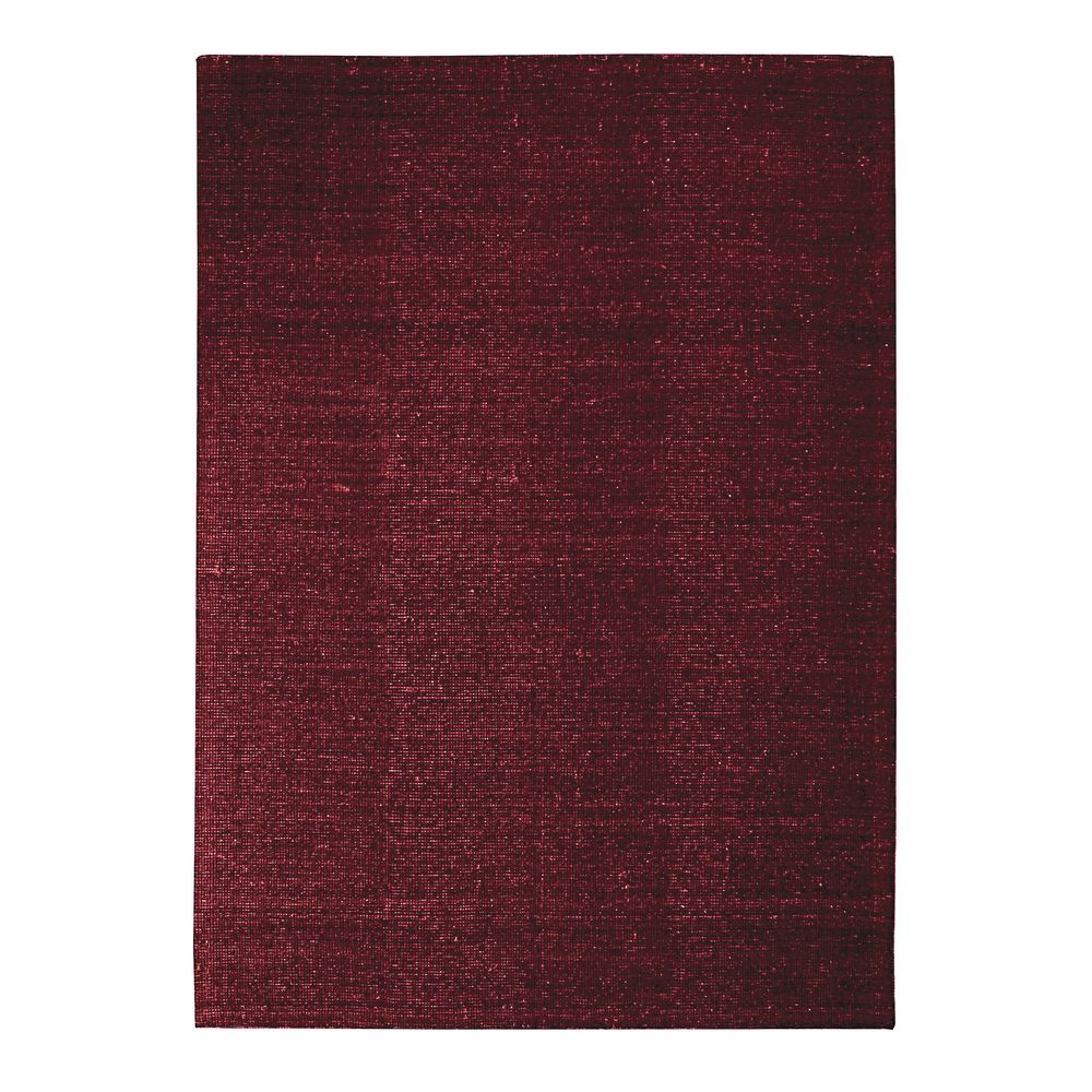 Rugs - NUDE RUG - Carpet in wool and cotton dark red 120x170 - ALECTO