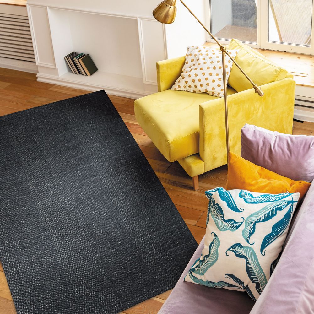 Rugs - NUDE RUG - Carpet in wool and cotton grey blue 120x170 - ALECTO
